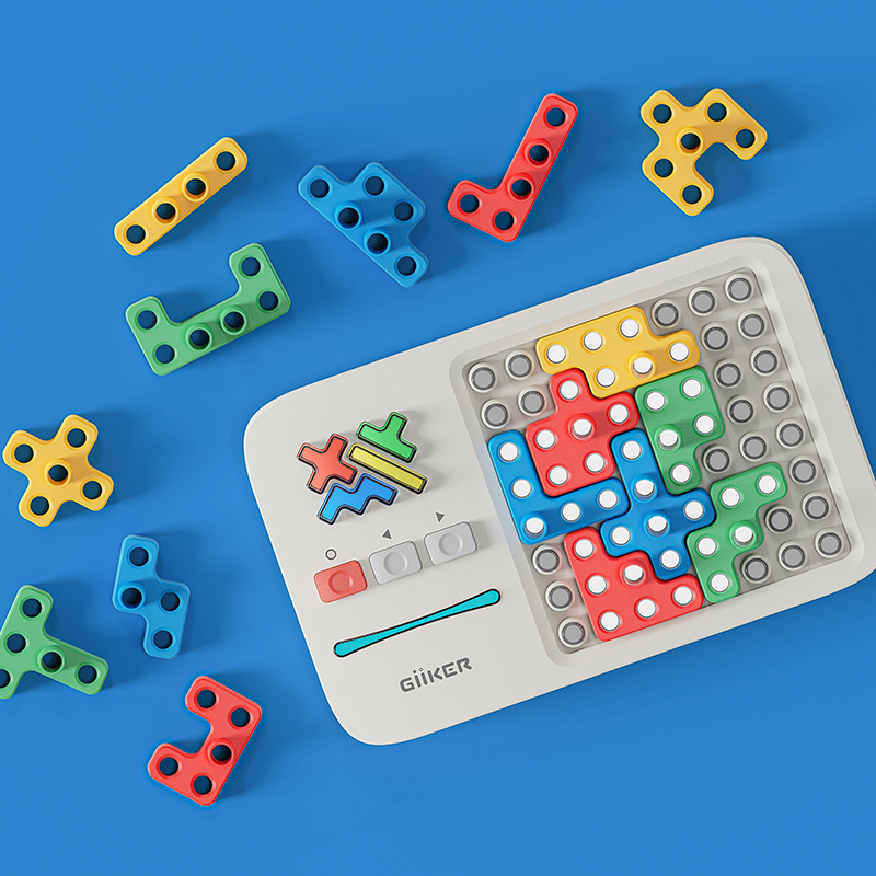计客超级积木拼装玩具益智3-6岁智力动脑拼图
