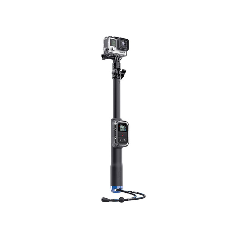 GoPro配件德国品牌SP Gadgets 智能自拍杆含遥控器卡扣 40寸