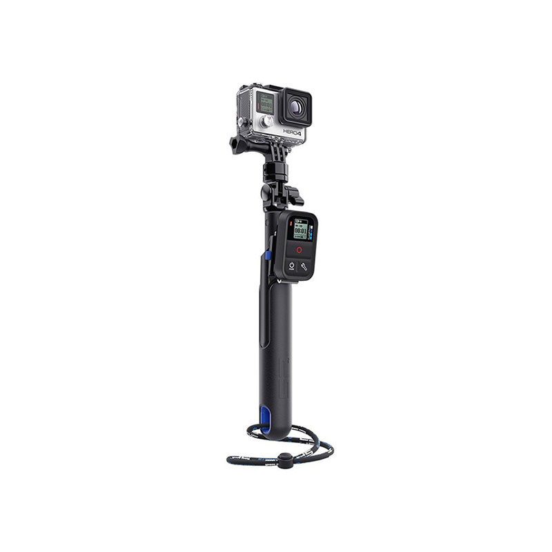 GoPro配件德国品牌SP Gadgets 智能自拍杆含遥控器卡扣 28寸